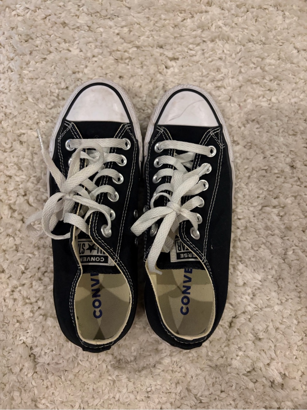 Converse Black & White Low-Top Sneakers